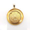 Pendentif Pendentif porte-pièce 20 francs suisses 1863 en or jaune 58 Facettes