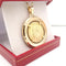 Pendentif Pendentif porte-pièce 20 francs suisses 1863 en or jaune 58 Facettes