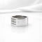 Bague 52 Bague en or blanc 18 carats sertie de diamants 58 Facettes
