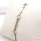 Bracelet Bracelet en or jaune 18 ct et acier 58 Facettes