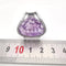 Bague 51 Bague améthyste et diamants en or blanc 18 carats 58 Facettes