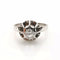 Bague 51 Bague solitaire en or blanc 18 carats et diamant taille brillant 58 Facettes