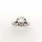 Bague 51 Bague solitaire en or blanc 18 carats et diamant taille brillant 58 Facettes