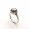 Bague 51 Bague solitaire en or blanc 18 carats et diamant taille brillant 58 Facettes