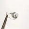 Bague 51 Bague solitaire en or blanc 18 carats et diamant taille brillant 58 Facettes
