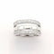Bague 58 Bague en or blanc 18 carats et diamants 58 Facettes
