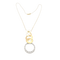 Collier Collier en or bicolore 18 carats avec diamants 58 Facettes