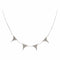 Collier Collier en or blanc 18 carats et diamants 58 Facettes