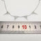 Collier Collier en or blanc 18 carats et diamants 58 Facettes
