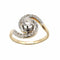 Bague 55 Tourbillon - Bague en or jaune 18K et diamants 58 Facettes