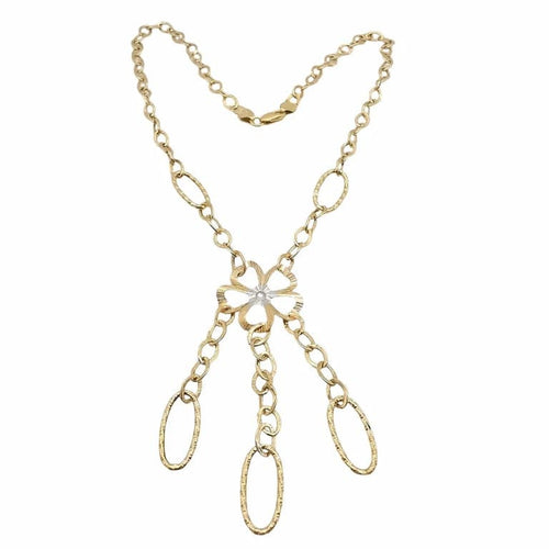 Collier Collier en or bicolore 18 carats 58 Facettes