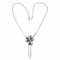 Collier Collier en or blanc 18 carats avec saphirs et diamants 58 Facettes