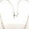 Collier Collier en or blanc 18 carats avec saphirs et diamants 58 Facettes