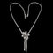 Collier Collier en or blanc 18 carats avec saphirs et diamants 58 Facettes