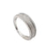 Bague 55 Bague en or blanc 18 carats pavée de diamants 58 Facettes