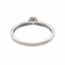 Bague 54 Bague solitaire en or gris 18 carats et diamants 58 Facettes
