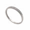 Bague 54 Bague demi-alliance en or blanc 18 carats et diamants 58 Facettes