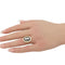 Bague 53 Bague vintage en or jaune 18 carats, saphirs et diamants 58 Facettes