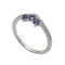 Bague 53 Garden Party - Bague en or blanc 18 carats saphirs et diamants 58 Facettes