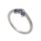 Bague 53 Garden Party - Bague en or blanc 18 carats saphirs et diamants 58 Facettes