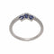 Bague 53 Garden Party - Bague en or blanc 18 carats saphirs et diamants 58 Facettes