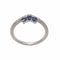 Bague 53 Garden Party - Bague en or blanc 18 carats saphirs et diamants 58 Facettes