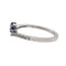 Bague 53 Garden Party - Bague en or blanc 18 carats saphirs et diamants 58 Facettes