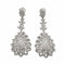 Boucles d'oreilles Boucles d'oreilles en or blanc 18 carats et diamants 58 Facettes