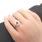 Bague 52 Glamira - Bague en or jaune 14 carats grenat et diamants 58 Facettes
