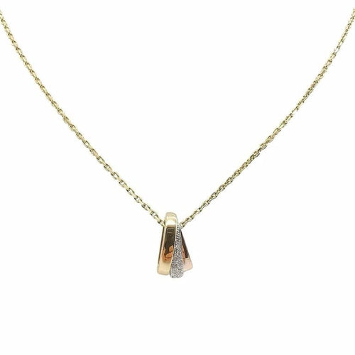Collier Guy Laroche - Collier pendentif en or 18 carats et diamants 58 Facettes