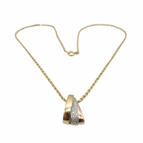 Collier Guy Laroche - Collier pendentif en or 18 carats et diamants 58 Facettes