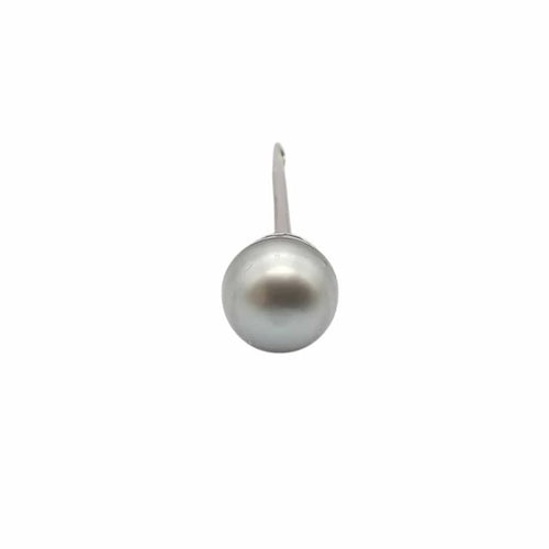 Pendentif Pendentif en or blanc 18 carats avec perle 58 Facettes