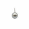 Pendentif Pendentif en or blanc 18 carats avec perle 58 Facettes