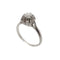 Bague 52 Bague solitaire en or blanc 18 carats et diamant 58 Facettes