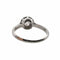 Bague 52 Bague solitaire en or blanc 18 carats et diamant 58 Facettes