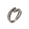 Bague 45 Bague en or blanc 18 carats avec saphir et diamants 58 Facettes