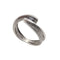 Bague 45 Bague en or blanc 18 carats avec saphir et diamants 58 Facettes