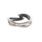 Bague 45 Bague en or blanc 18 carats avec saphir et diamants 58 Facettes
