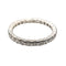 Bague 52 Alliance américaine - Bague en or et platine avec diamants 58 Facettes