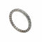 Bague 52 Alliance américaine - Bague en or et platine avec diamants 58 Facettes