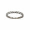 Bague 52 Alliance américaine - Bague en or et platine avec diamants 58 Facettes