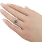 Bague 50 Bague vintage en or rose 18 carats, saphir et diamants 58 Facettes