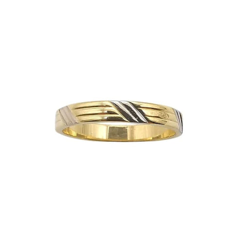 Bague 52 Alliance - Bague en or jaune 18 carats 58 Facettes