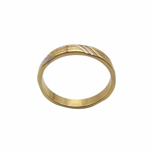Bague 52 Alliance - Bague en or jaune 18 carats 58 Facettes