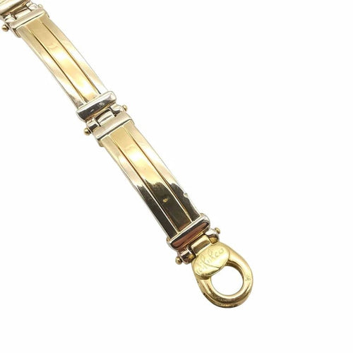 Bracelet Bracelet en or jaune et or blanc 18 carats 58 Facettes