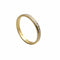 Bague 53 Alliance - Bague en or jaune 18 carats 58 Facettes