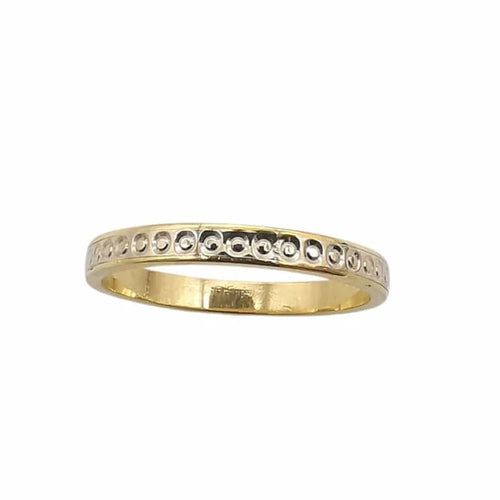 Bague 53 Alliance - Bague en or jaune 18 carats 58 Facettes