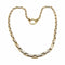 Collier Collier maille grain de riz en or jaune et or blanc 18 carats 58 Facettes
