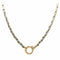 Collier Collier maille grain de riz en or jaune et or blanc 18 carats 58 Facettes