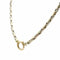 Collier Collier maille grain de riz en or jaune et or blanc 18 carats 58 Facettes